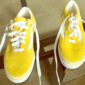 SOLD Yellow Kids Vans